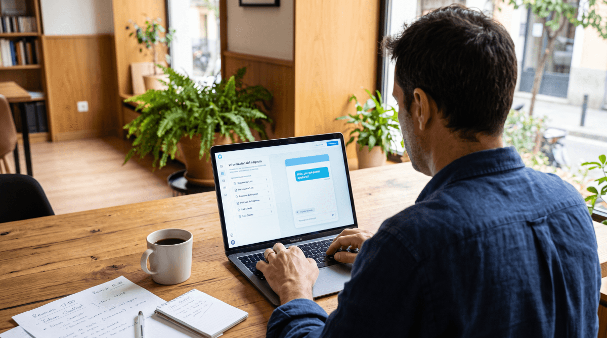 Cómo crear un chatbot con IA para la web de una empresa